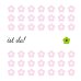 Ansicht 2 - Babykarte Blumentapete