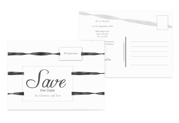 Save-the-Date loop label