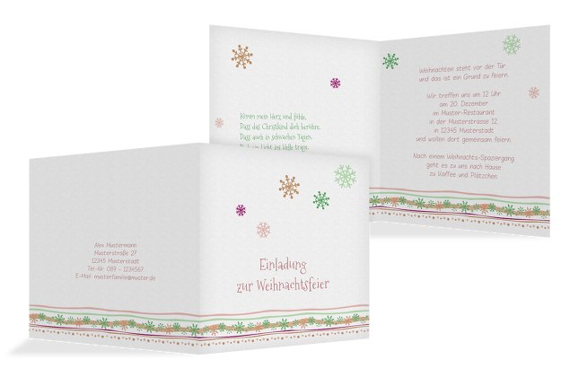 Einladung Eissterne