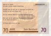 Ansicht 3 - Geburtstagseinladung Geldschein 70