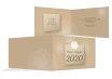 Neujahrskarte Cream
