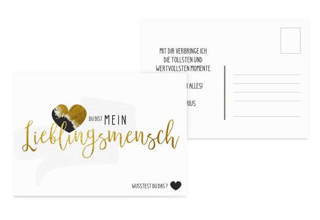 Spruchkarte Lieblingsmensch