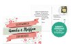 Glückwunschkarte zur Hochzeit Banner