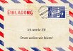 Ansicht 2 - Einladung zum Geburtstag Luftpost