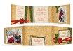 Grußkarte Weihnachten Foto Goldenes Geschenk